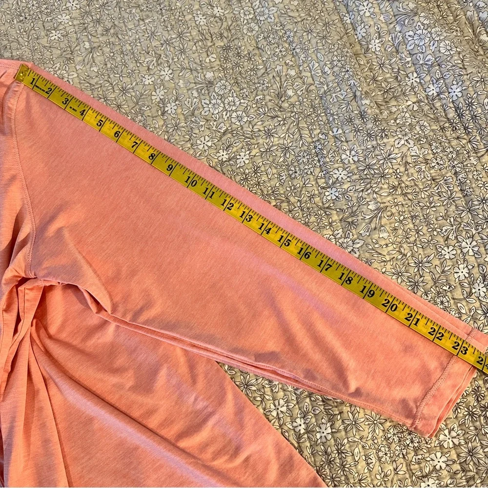 Lauren James Coral Tee with Palm Tree Design - Picture 10 of 11